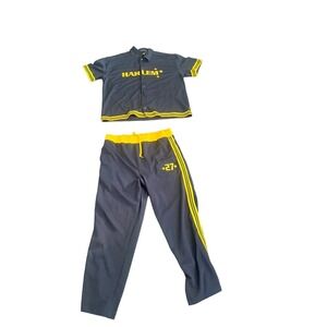 Shirt pants set HARLEM 27 ASPHALT LEGENDS by starter Men Size xxl 36 38 Vtg